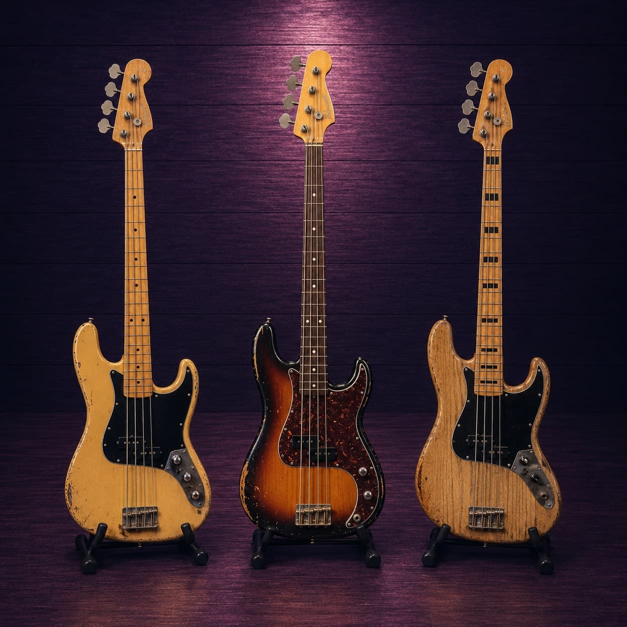 Vintage Bass Guitars